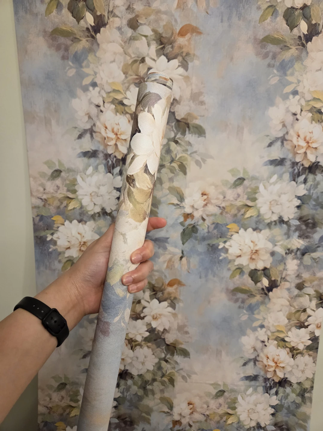 Floral Wallpaper Roll + DIY Backdrop - photo 3