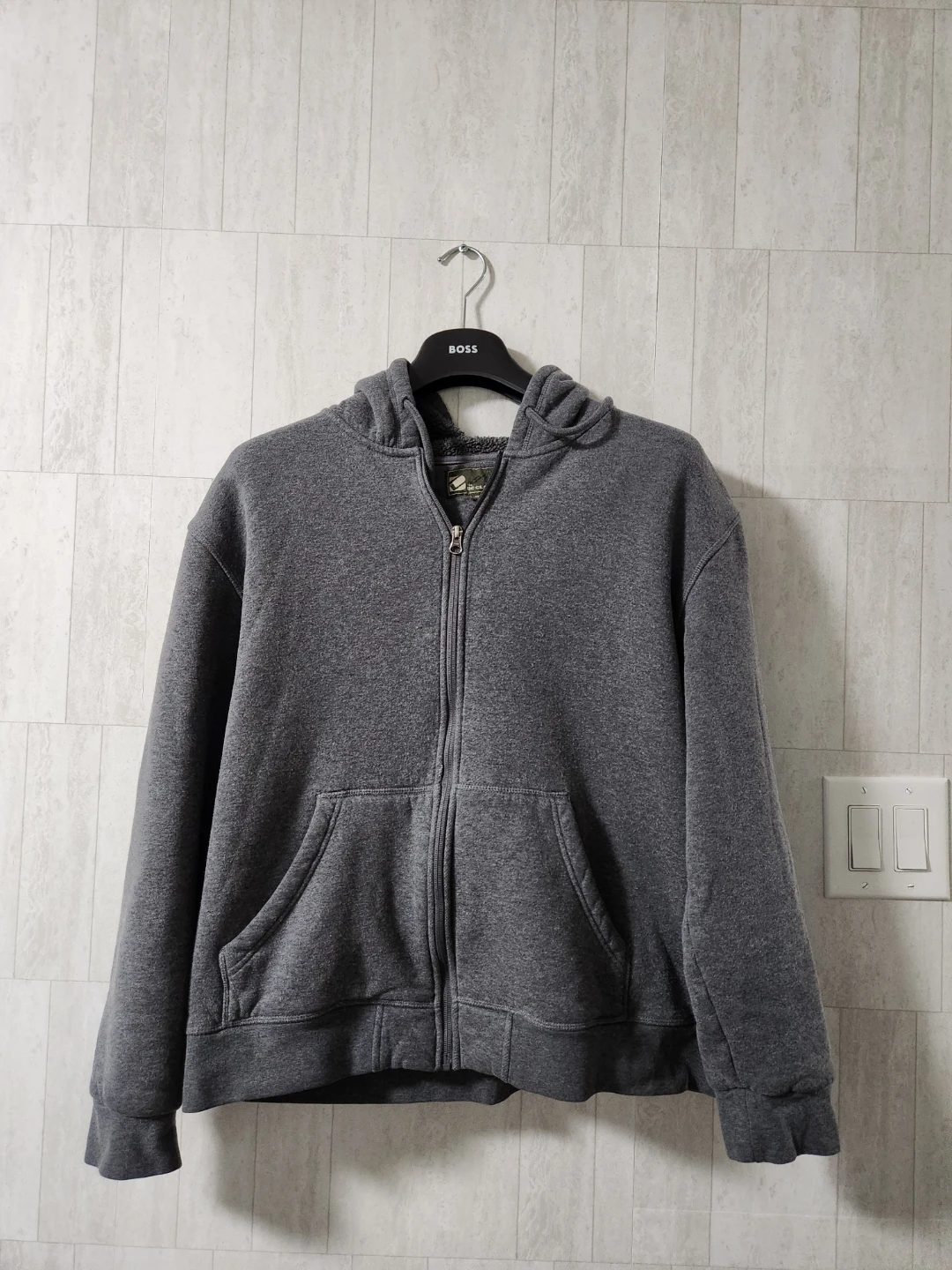 Grey Full Zip Hoodie - photo 2