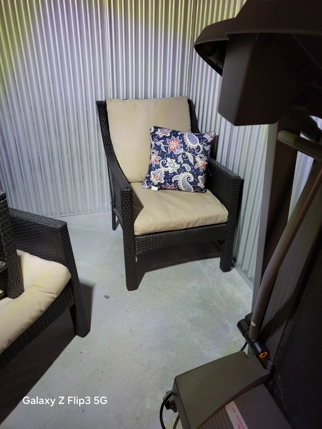 Outdoor Wicker Loveseat and Coffee Table Set - photo 2
