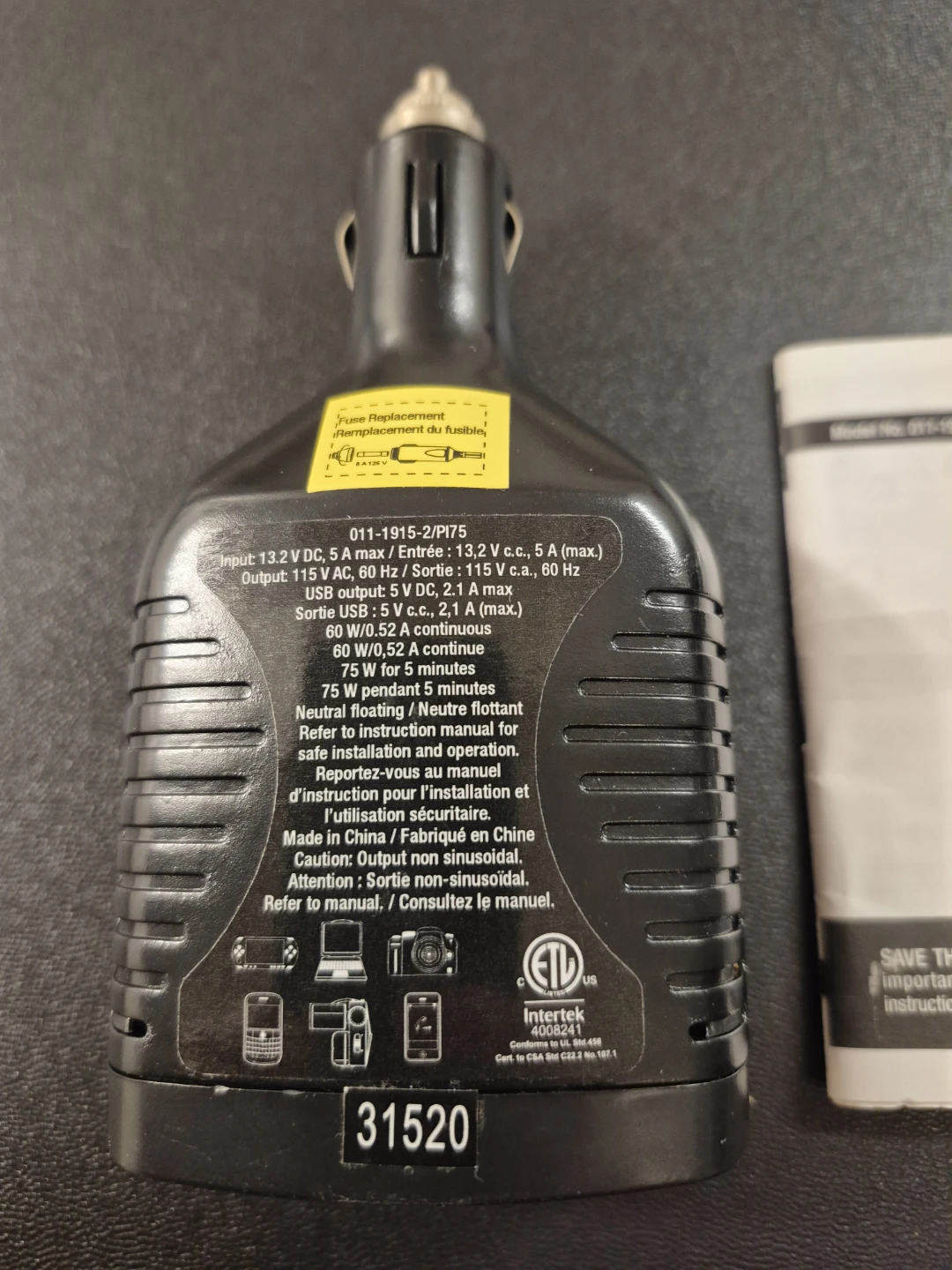 Blue Hive 75W Power Inverter with USB - photo 3
