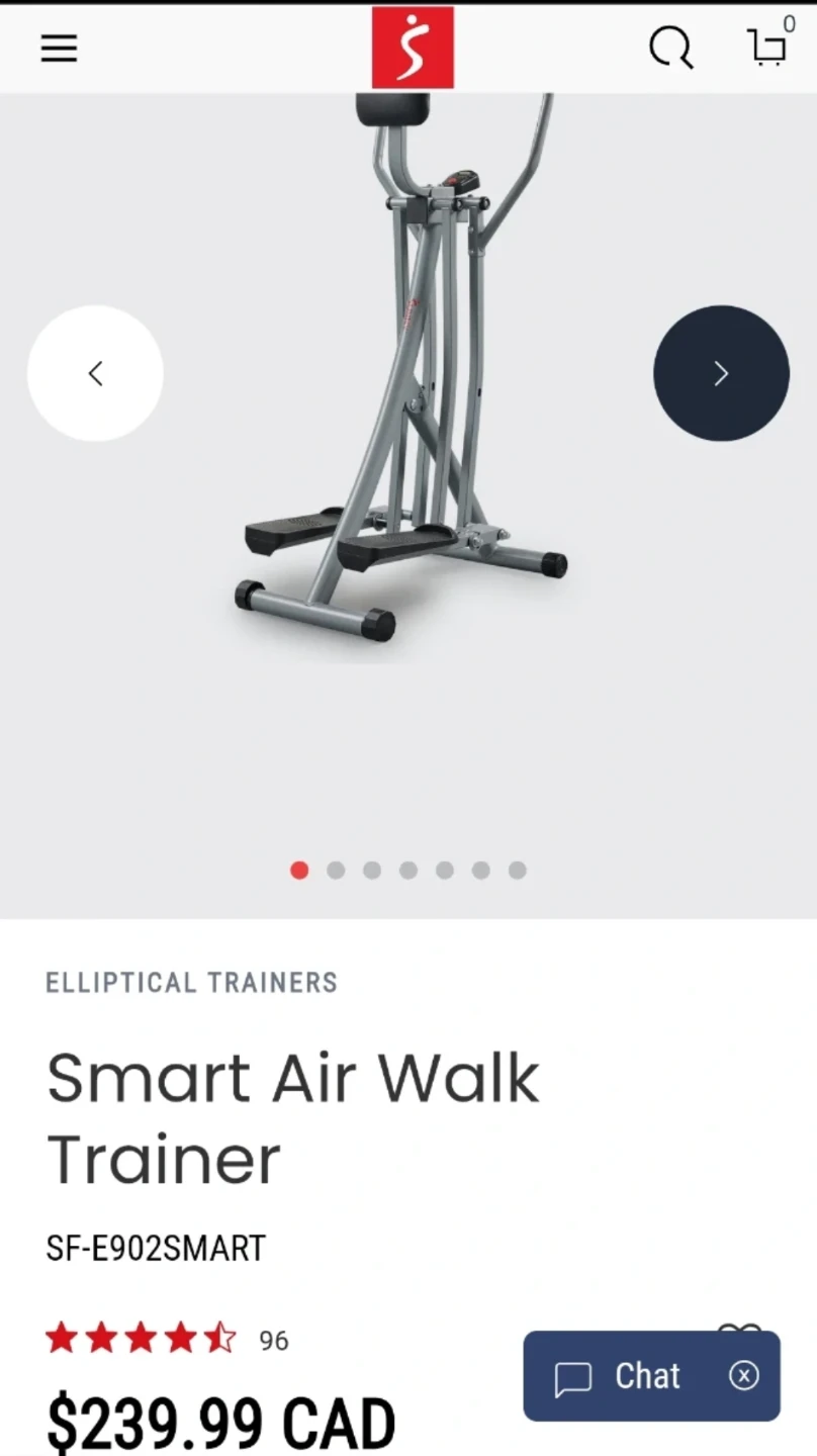Sunny Health & Fitness Smart Air Walk Trainer - photo 4
