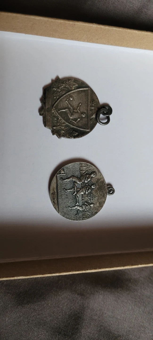 Vintage Sports Medals (Set of 2)