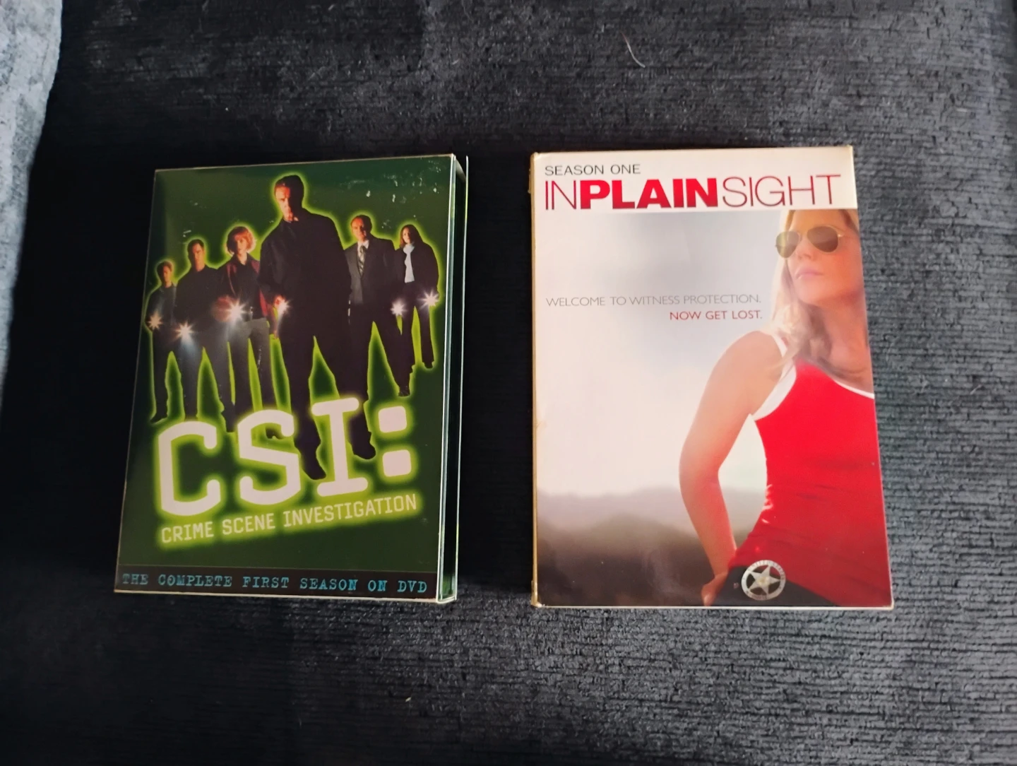 DVD Sets - Season 1 of CSI and In Plain Sight