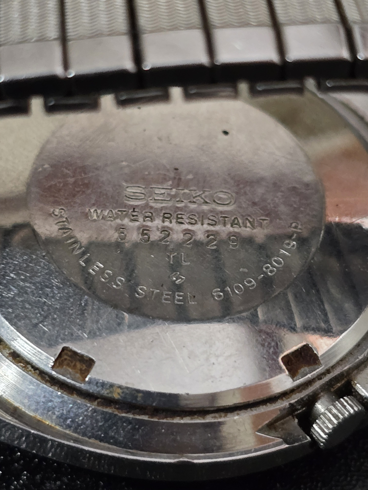Vintage Seiko Automatic 6109-8019 P Chrome Dial Men's Wristwatch - photo 5