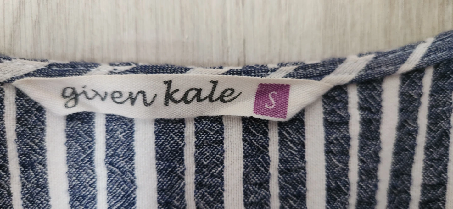 Given Kale Striped Dress Size S - photo 3