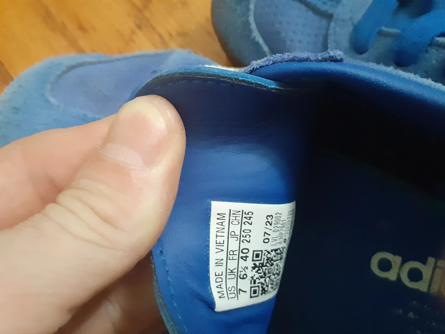Adidas Gazelle Blue Suede Sneakers - photo 2