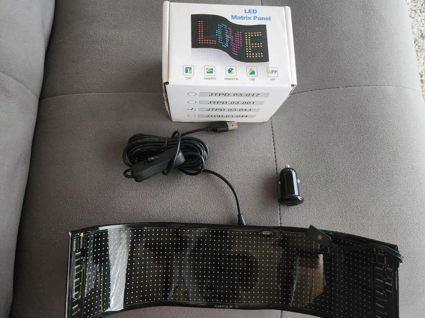 Flexible LED Matrix Scrolling Panel - photo 2