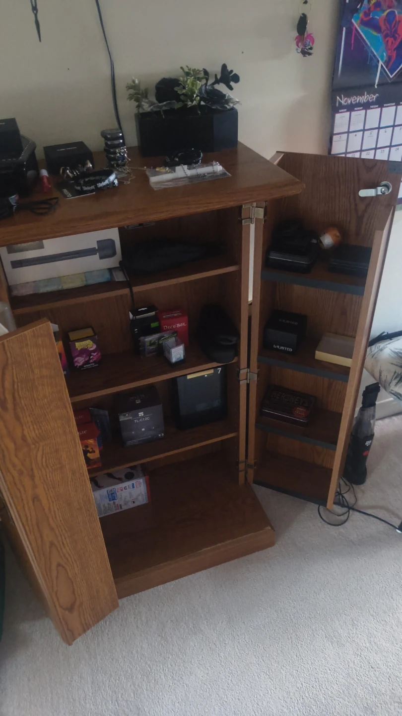 Wooden Cabinet with Doors - photo 2