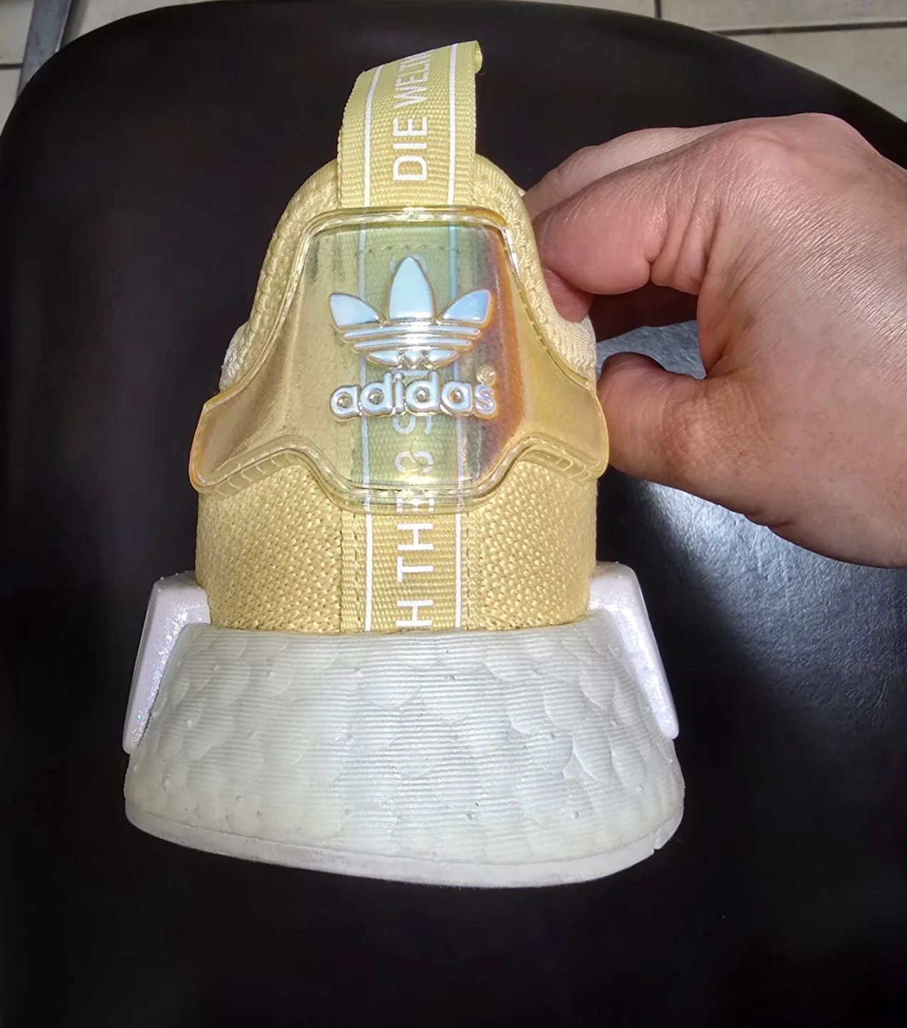 Adidas NMD R1 Yellow Sneakers - photo 4