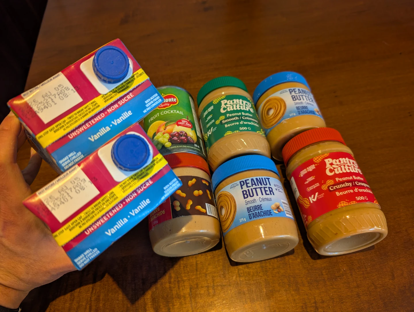 Assorted Pantry: Peanut Butter, Fruit Cocktail & Almond Milk - photo 2