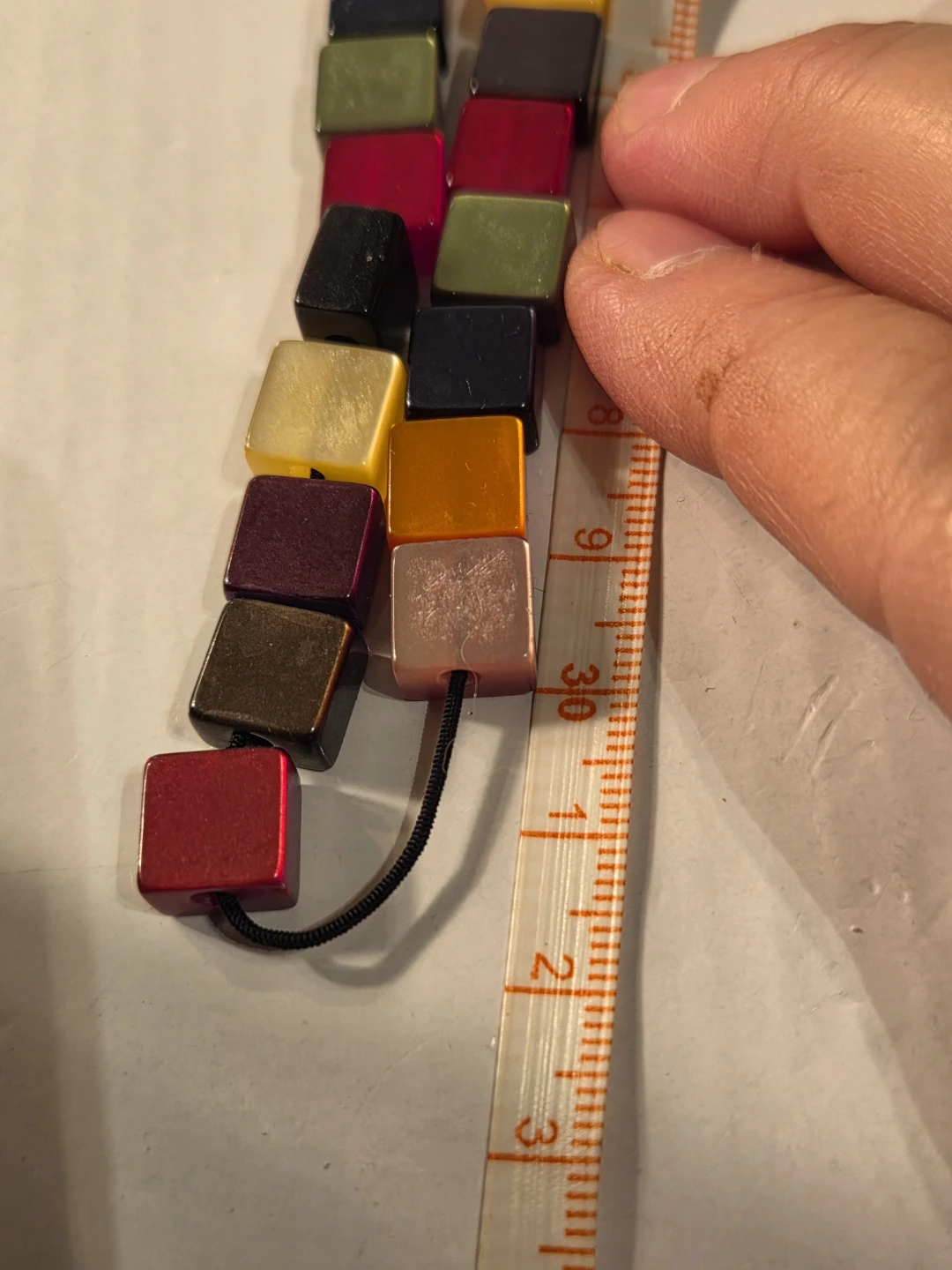 Multi-colour Beaded Necklace and Earring Set - photo 4