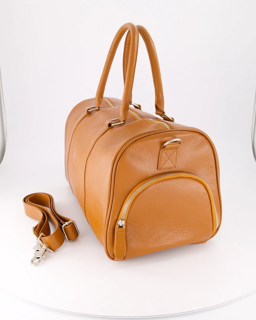 Leather Duffle Bag - photo 4
