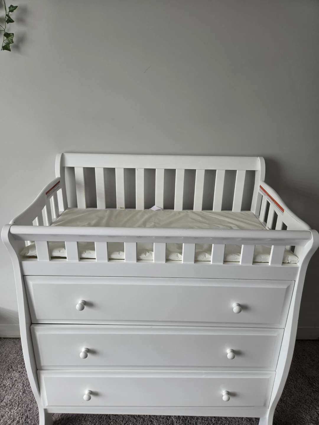 Baby White Changing Table Dresser