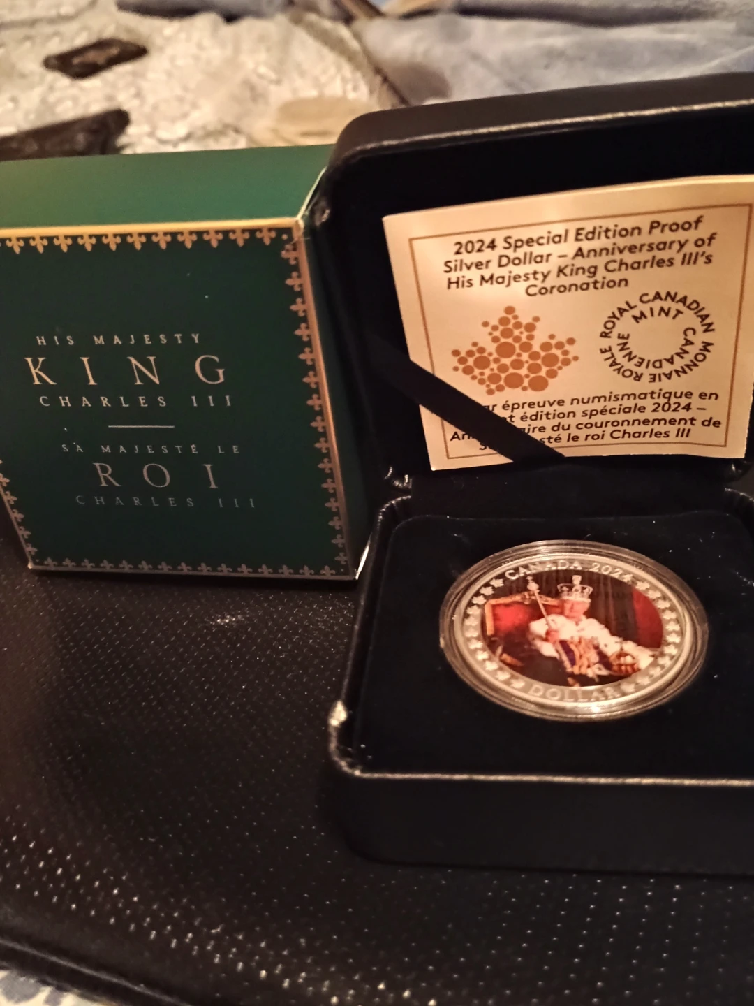 Canada 2024 King Charles III Coronation Silver Dollar Coin - photo 3