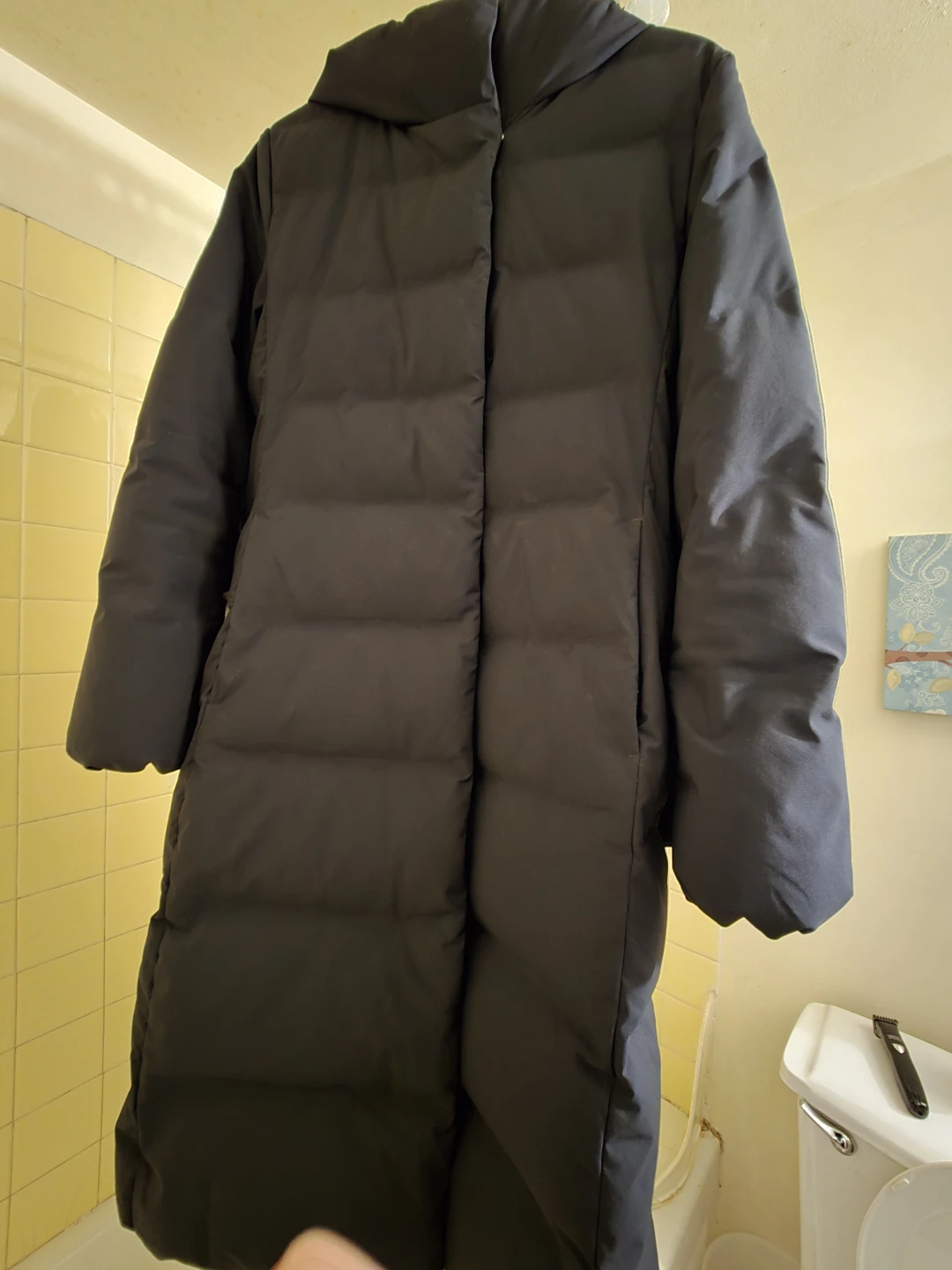 Black Puffer Coat Uniqclo