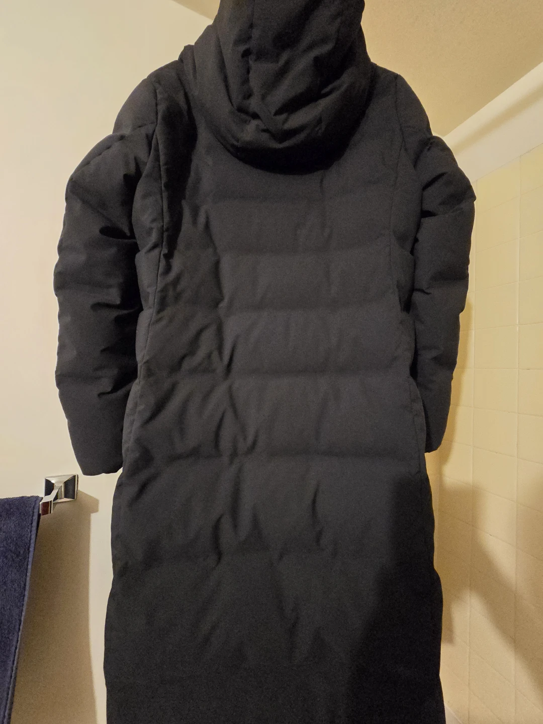 Black Puffer Coat Uniqclo - photo 2