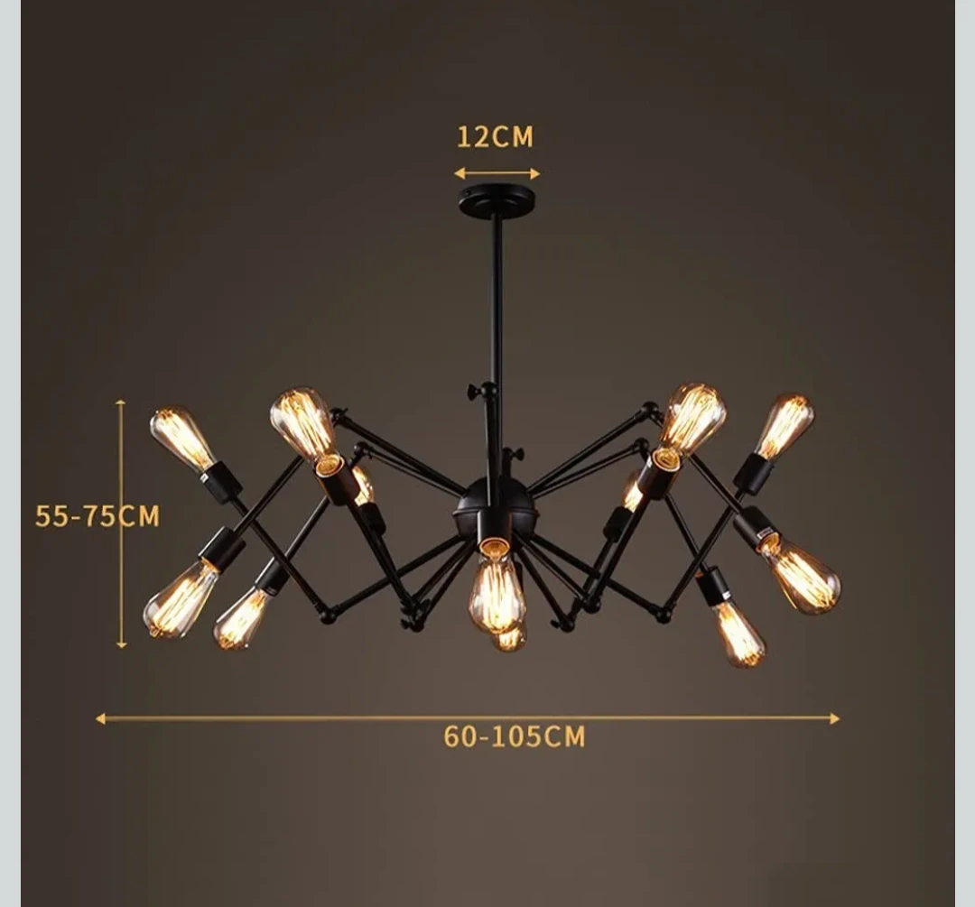 Spider Chandelier with 8 Arms - photo 3