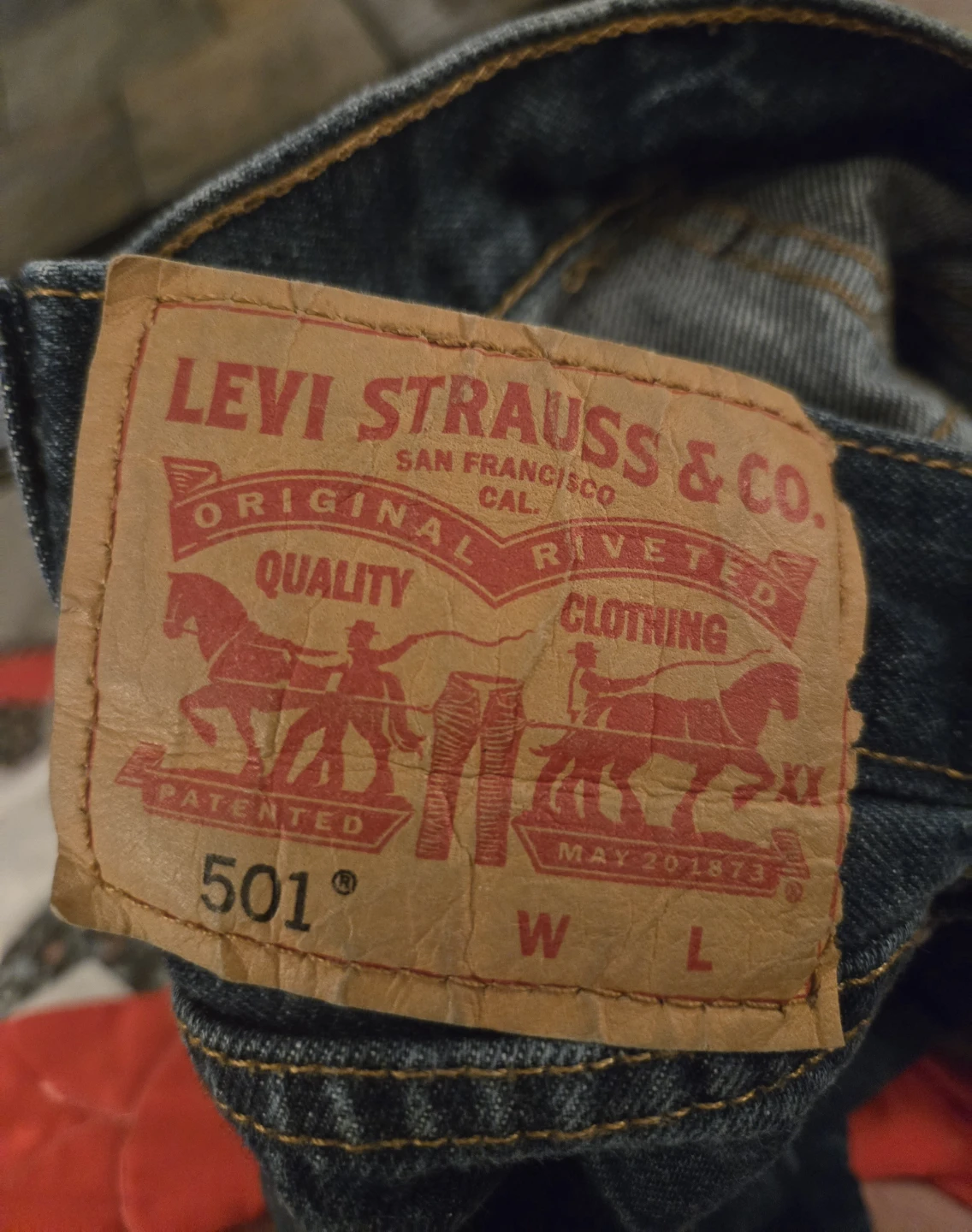 Men's Levi's 501® Originals Jeans. 42x34. - photo 2
