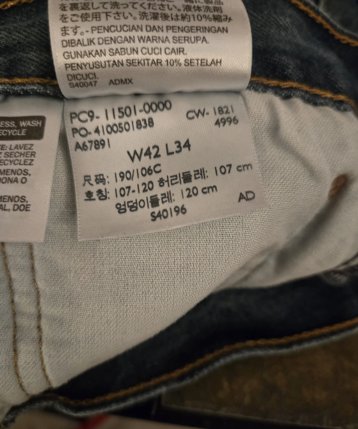 Men's Levi's 501® Originals Jeans. 42x34. - photo 3
