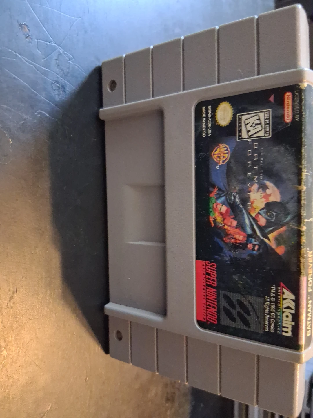 Super Nintendo Batman Forever Game Cartridge - photo 2