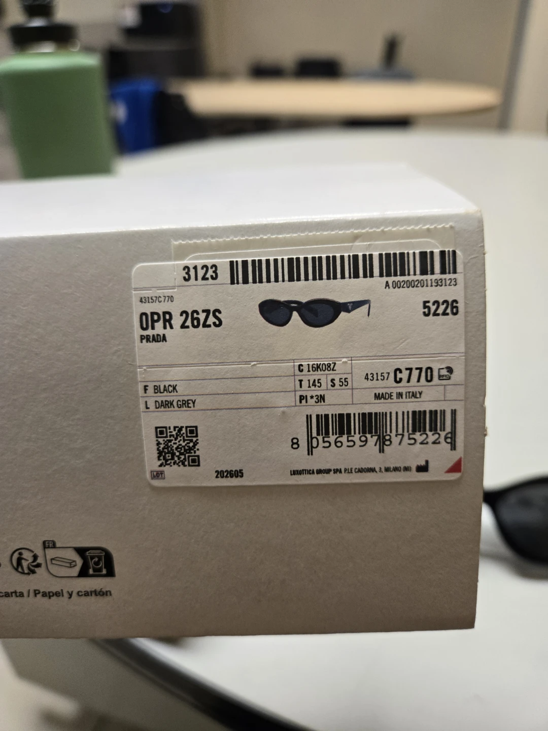 PRADA OPR 26ZS Sunglasses Black - photo 2