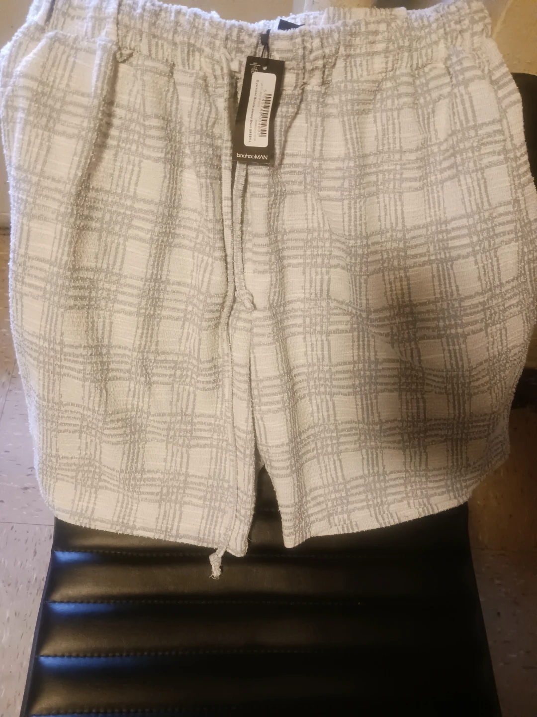 ⚽️ New BoohooMAN Oversized boucle Jersey Shorts - photo 5