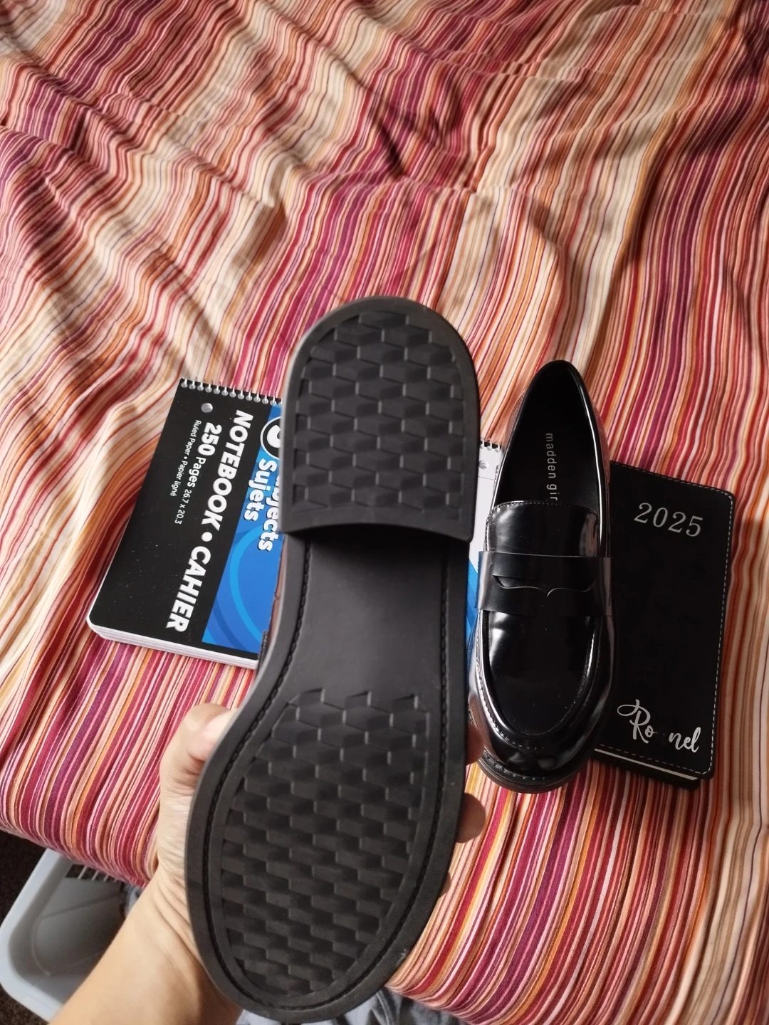 Madden Girl Black Loafers size 9 - photo 4