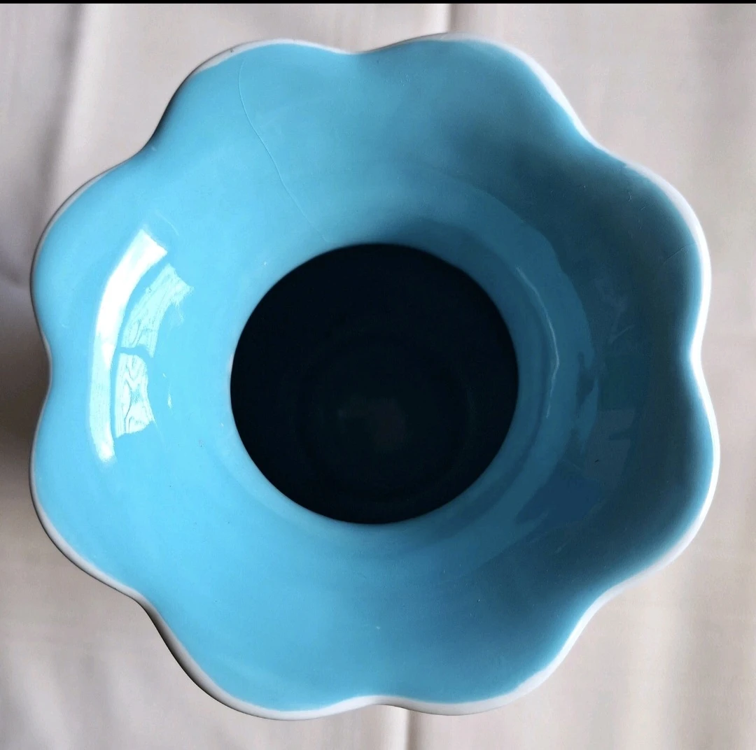 Kimberly Hodges Hallmark "Flowering" Ceramic Vase ⚽ - photo 4