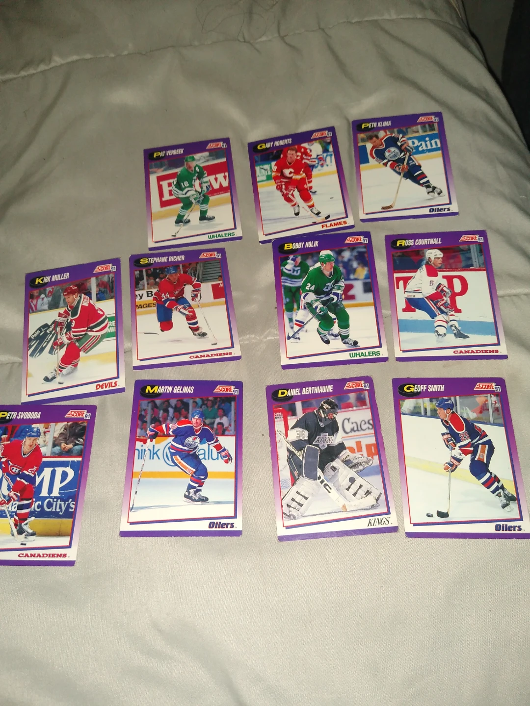 Vintage hockey cards