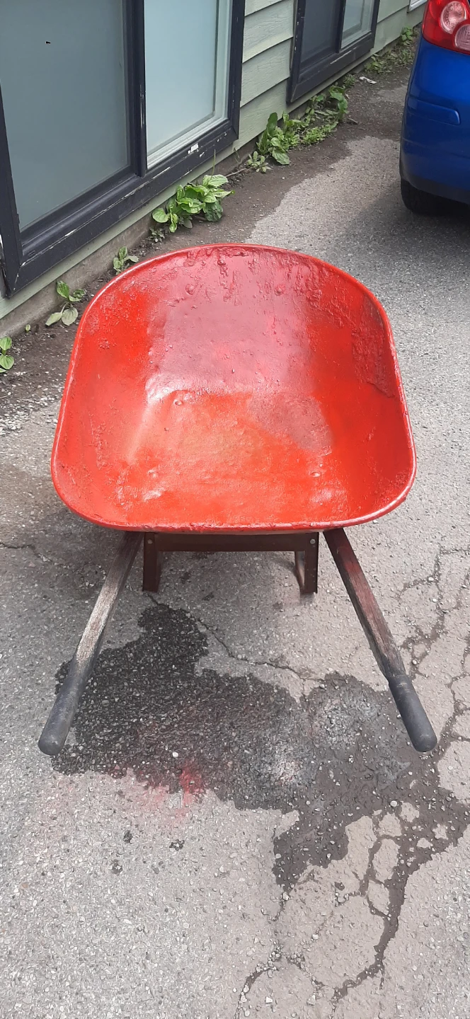 Classic Large Size Red Wheelbarrow - photo 2