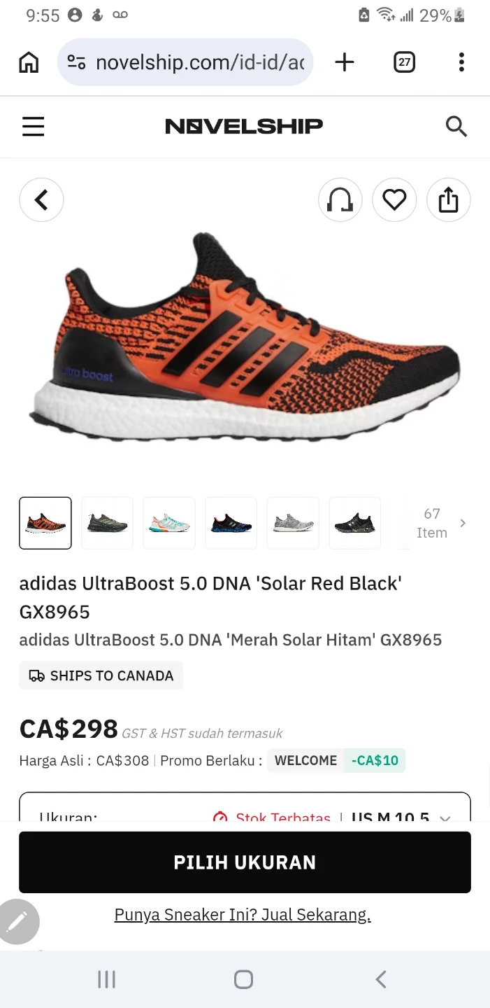 Brand new Adidas Ultraboots 5.0 DNA in original box for sale