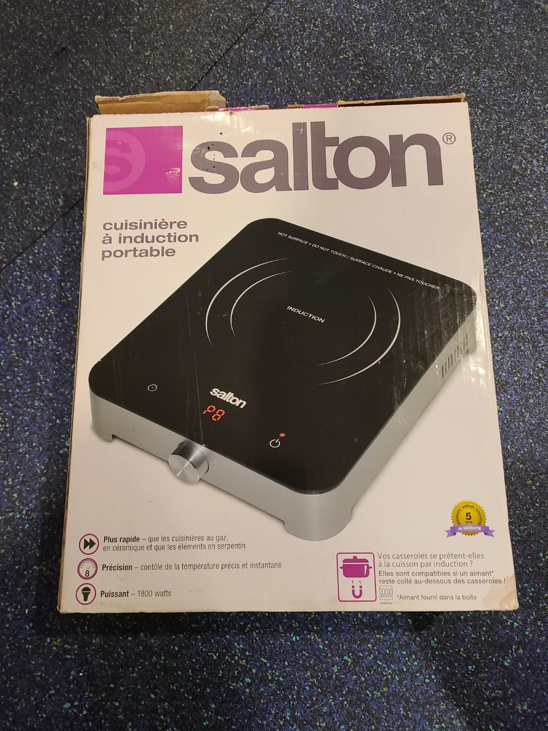Salton Portable Induction Cooker 1800 Watts