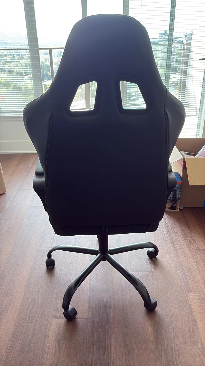 Black and White Gaming Chair - photo 2