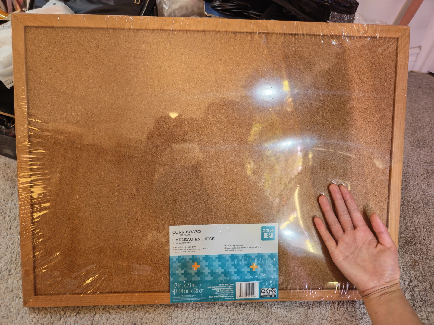 Cork Board with Wood Frame - photo 3