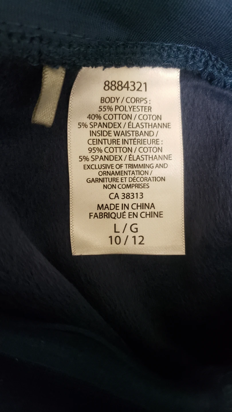 Brand new 3Pcs  Tuff Athletics Women's Leggings Size L/G (10/12) - photo 5