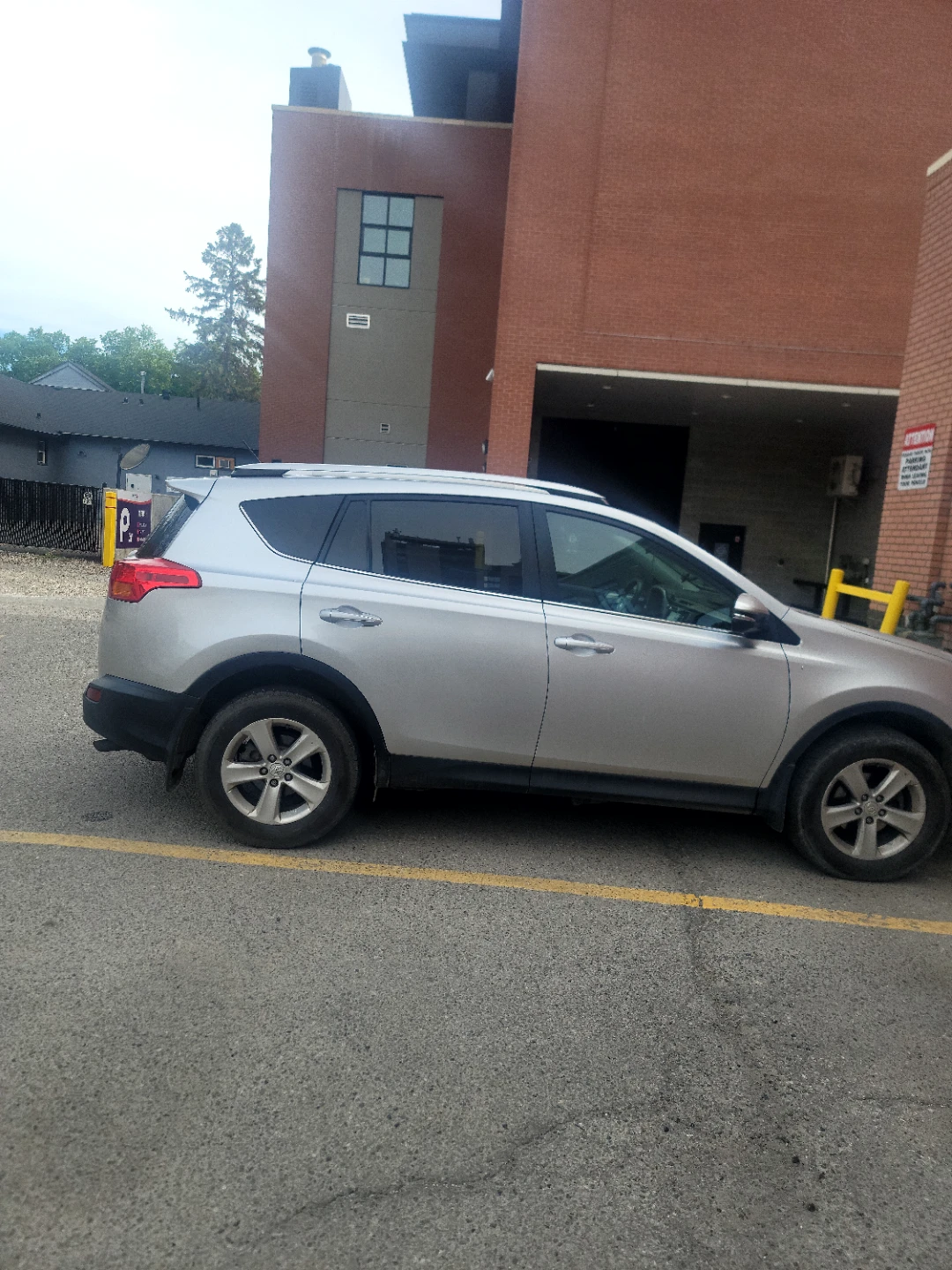 Silver Toyota RAV4 SUV
