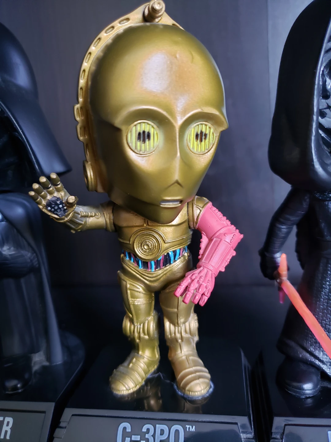 Star Wars Bobblehead Figures - Darth Vader, C-3PO, Kylo Ren - photo 3