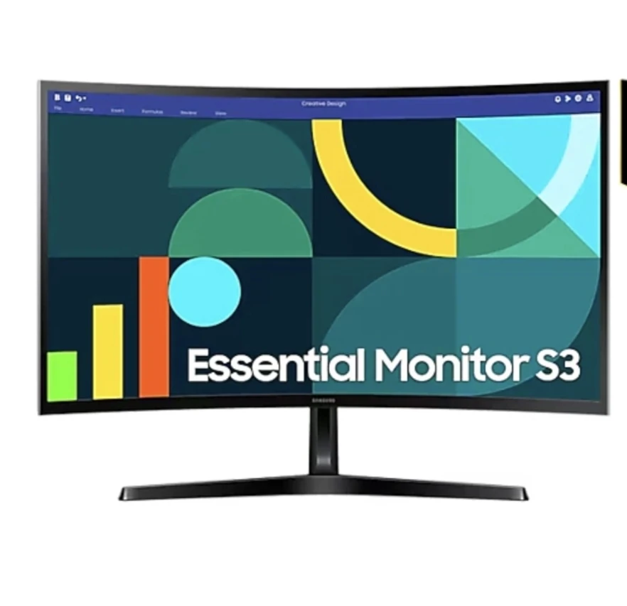 Samsung Essential Monitor S3 24-inch Curved FHD 100Hz - photo 2