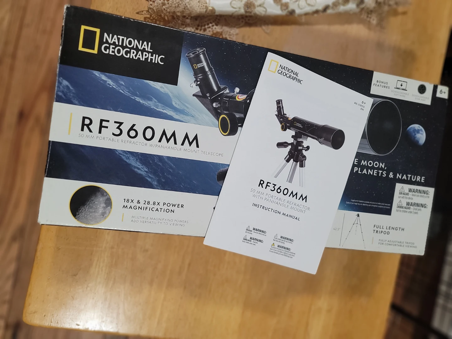 National Geographic - Telescopio refractor de 50mm