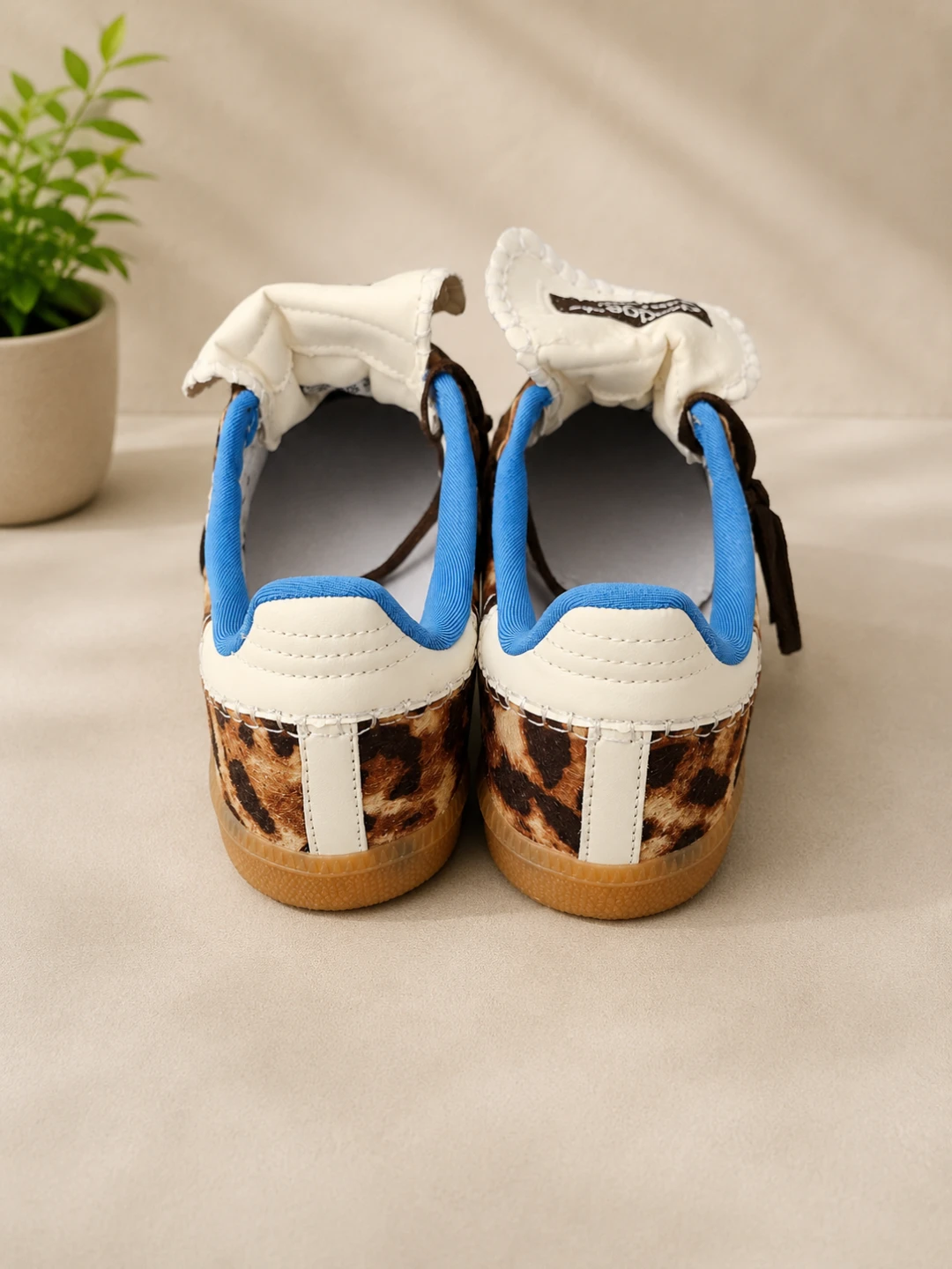 Adidas x Wales Bonner Samba Leopard Print Sneakers - photo 4