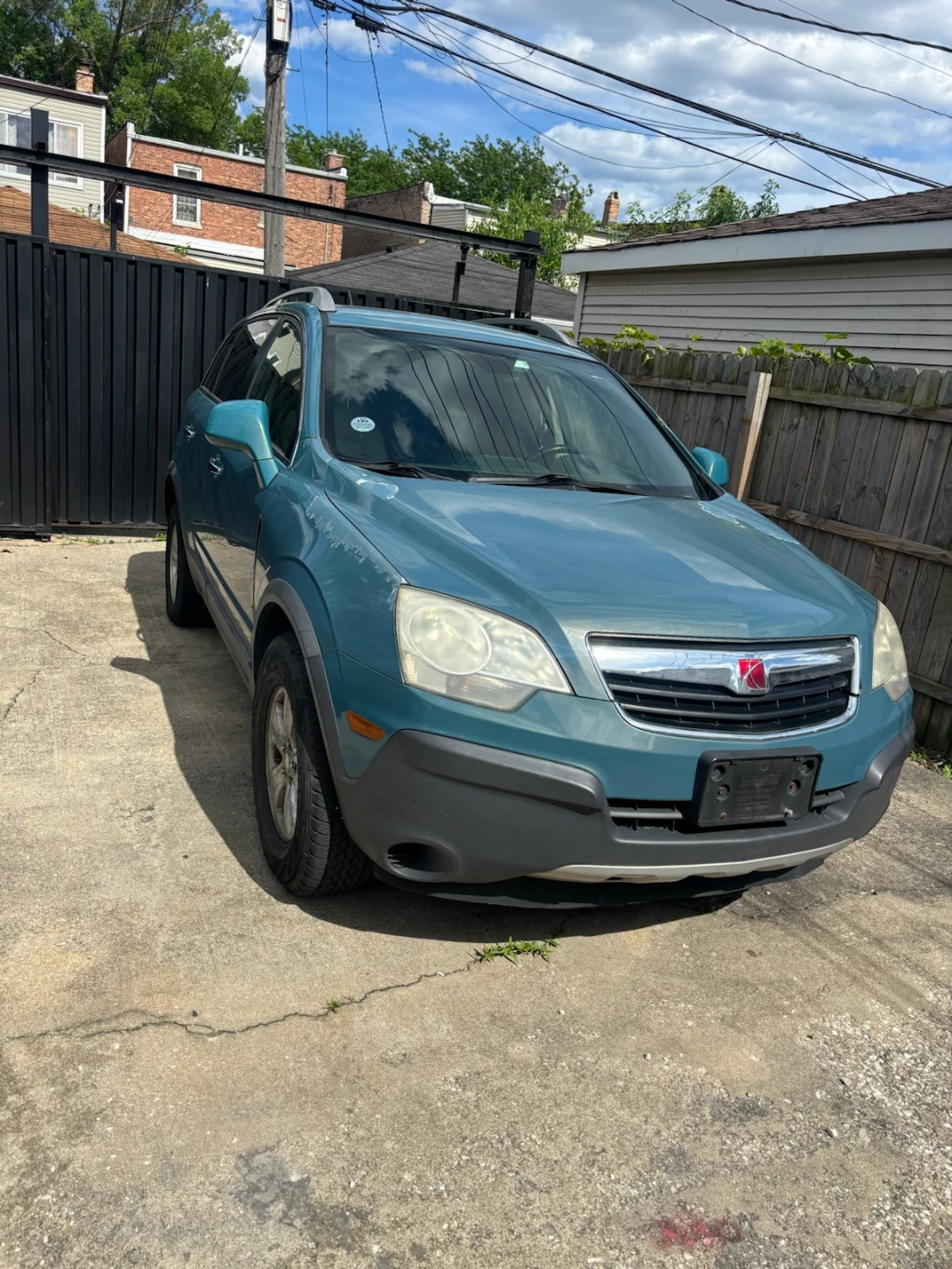 Blue Saturn Vue SUV 2008