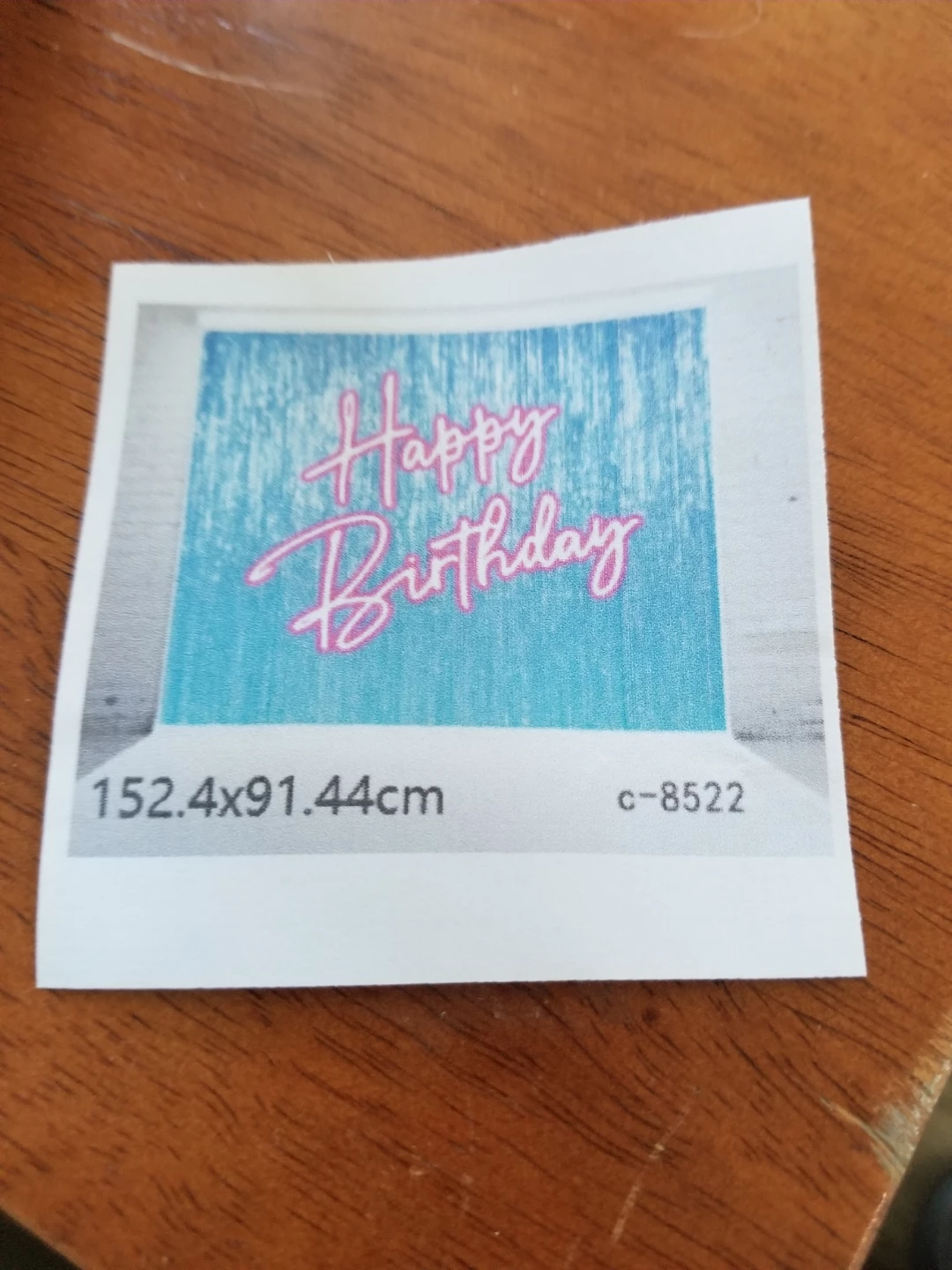 Happy Birthday Backdrop Banner - photo 2