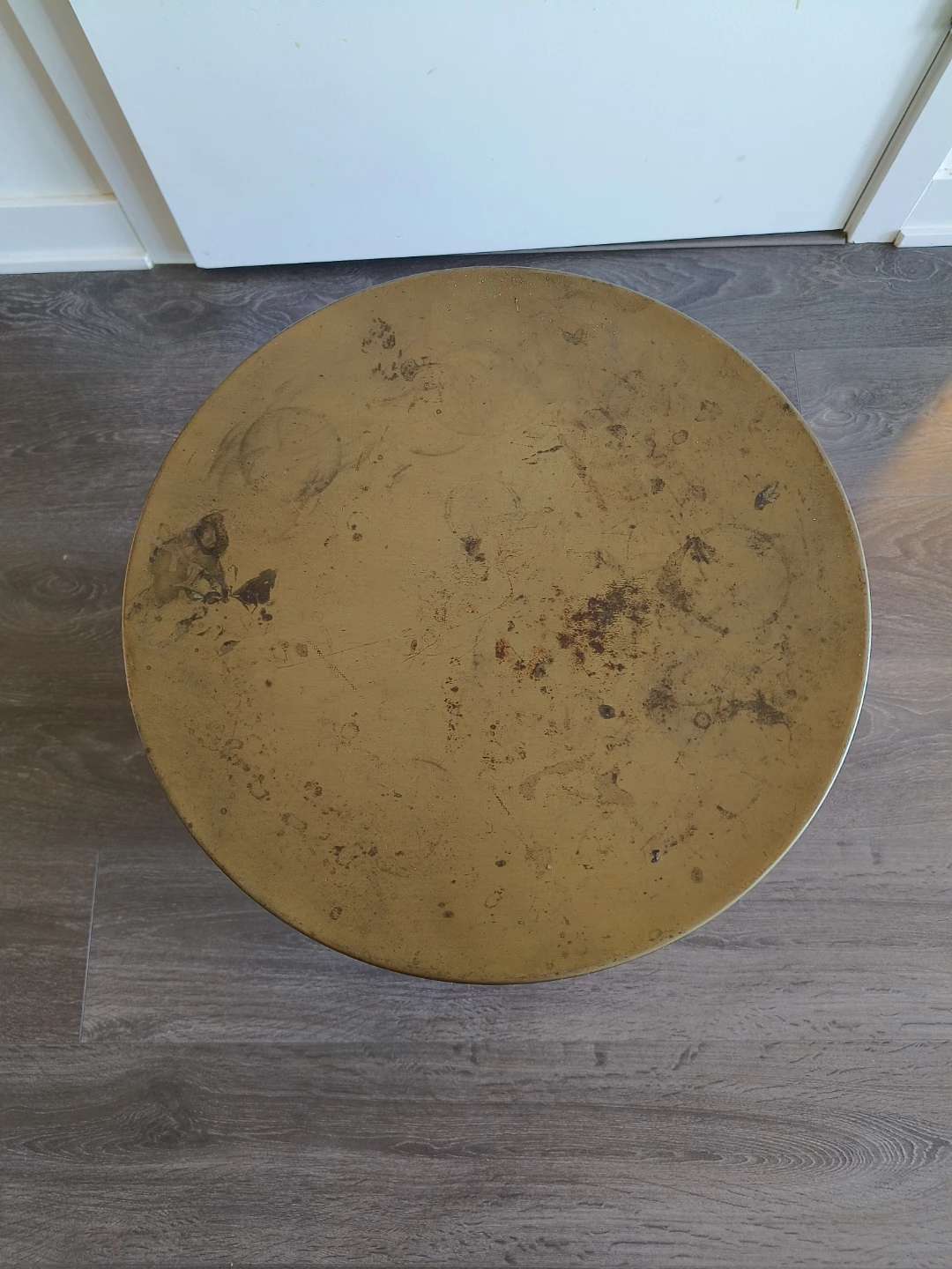 Metal Drum Side Table - photo 2