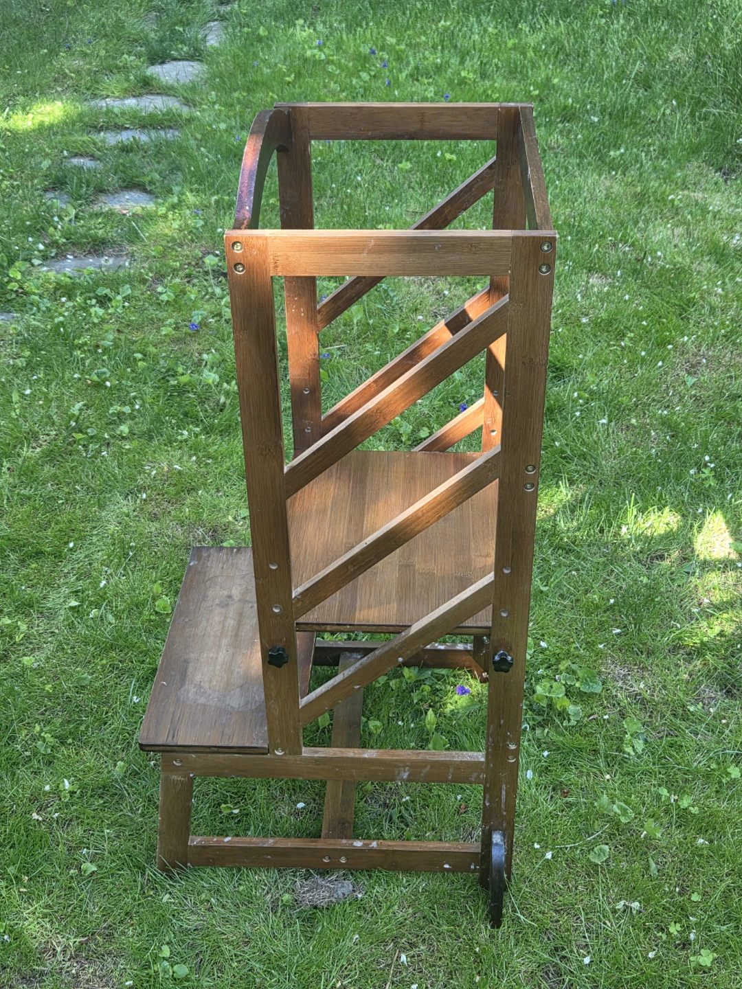 Wooden Kitchen Step Stool for Kids
