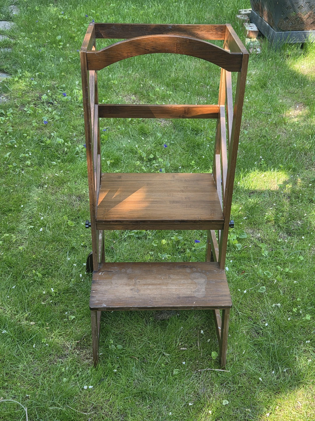 Wooden Kitchen Step Stool for Kids - photo 2