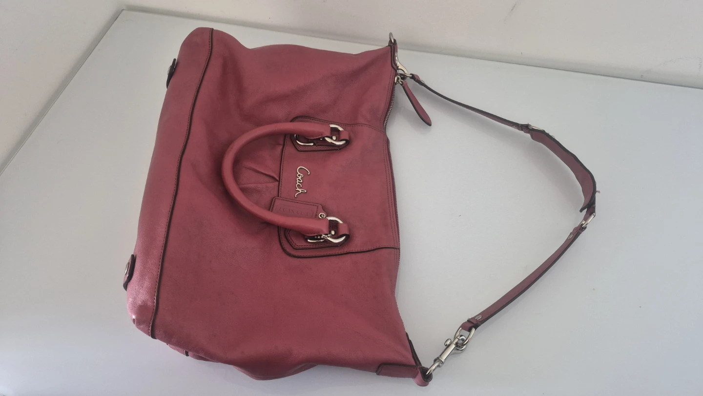 Coach Leather Handbag - Pink - photo 2