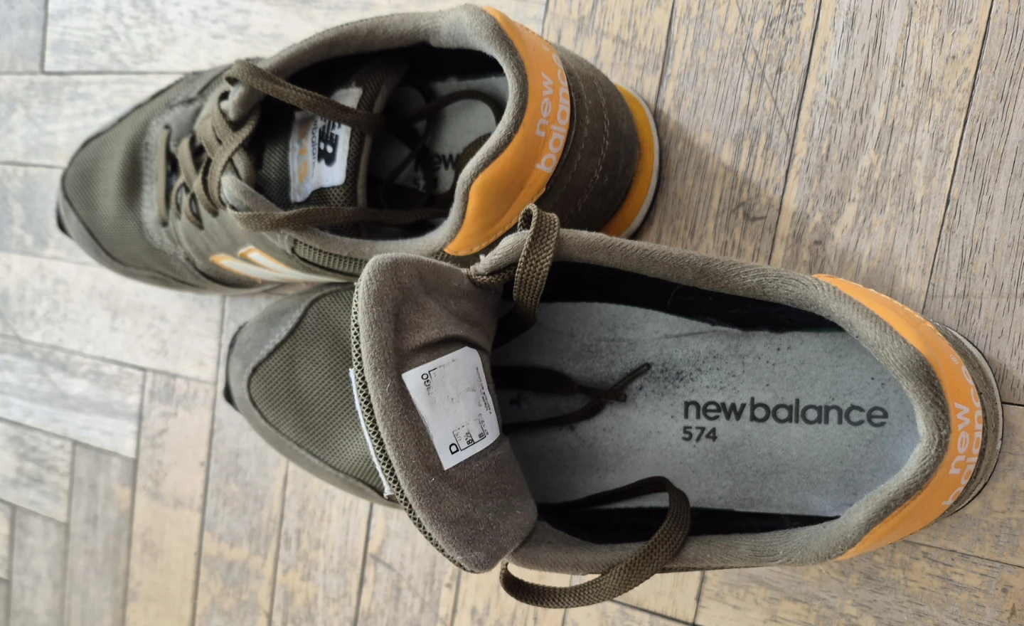 New Balance 373 Olive Orange Sneakers - photo 5