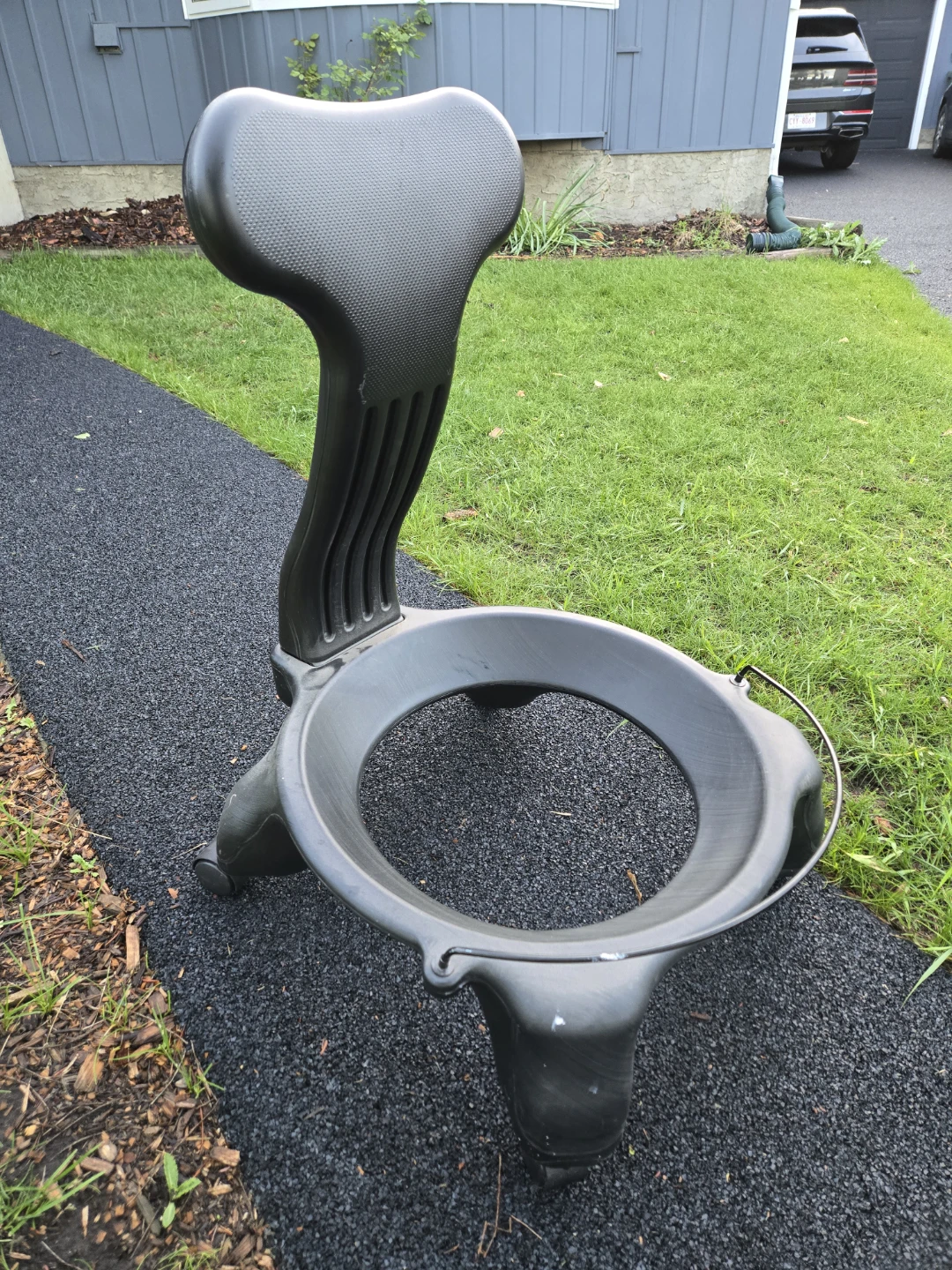 Exercise ball chair base.