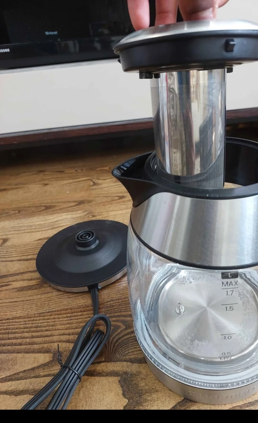 Chefman Dual Glass Kettle 1.7L - photo 2