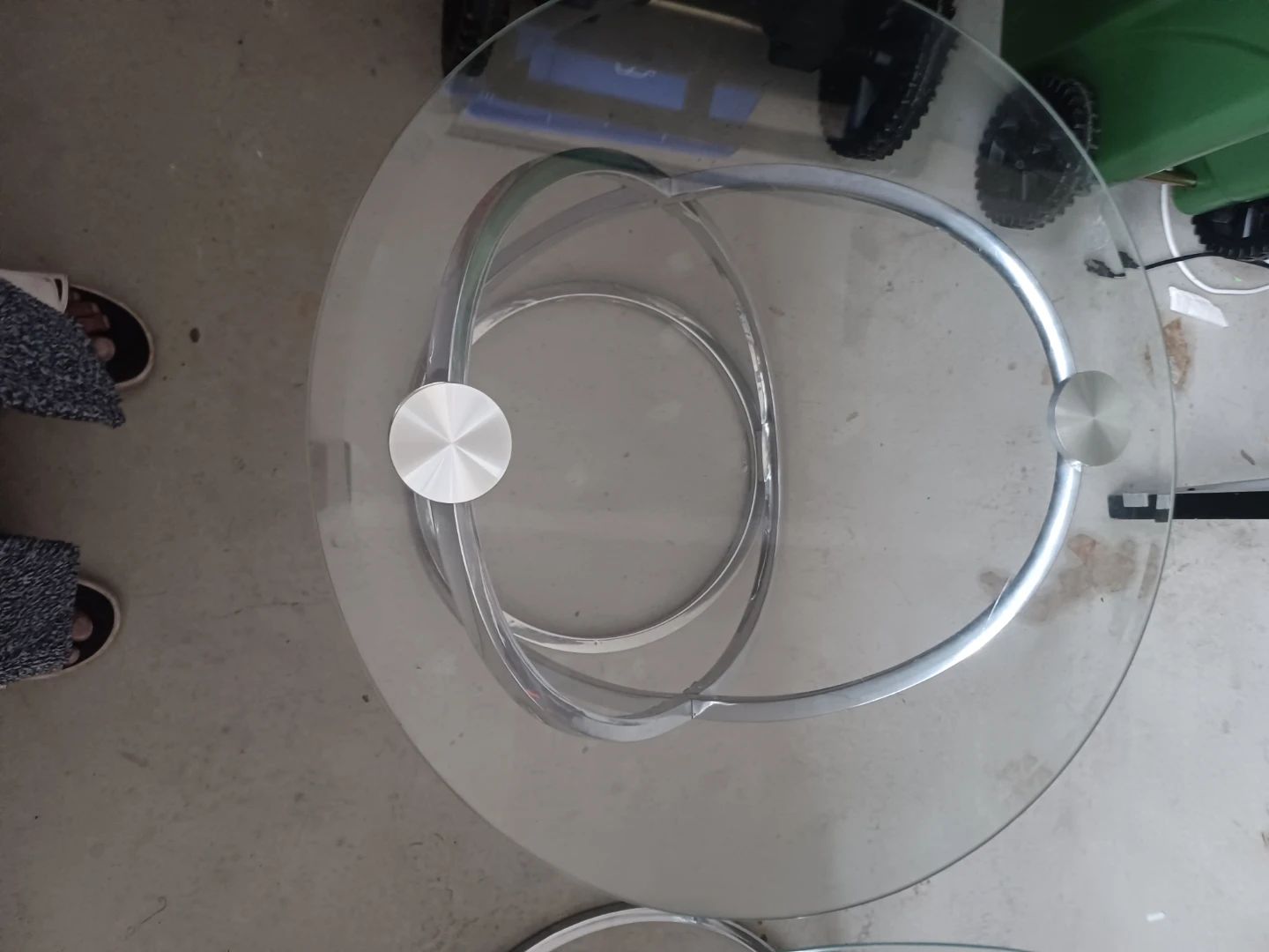 Glass and Chrome Nesting Tables - photo 3
